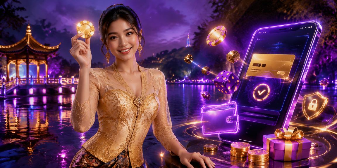Permainan dadu maya dengan pakaian tradisional kebaya Malaysia